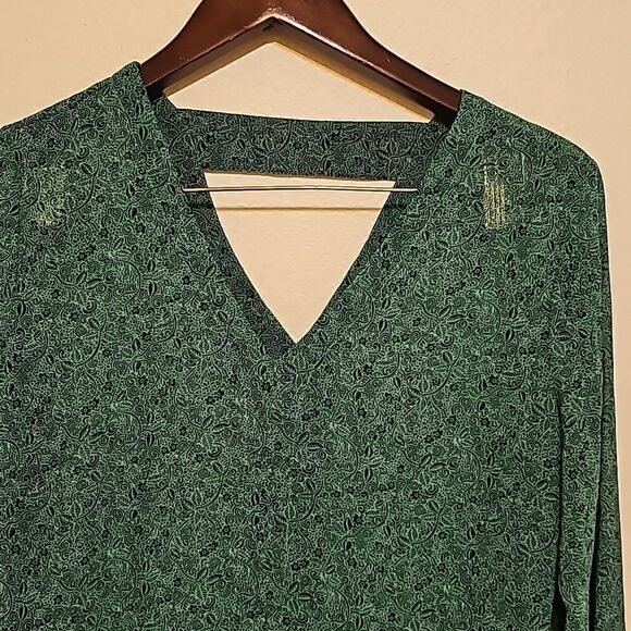 Cabi Bountiful Blouse Sheer Green medium - Picture 2 of 7